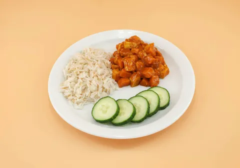 Butter Chicken with Rice & Veggies