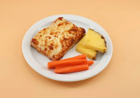 Cheesy Pizza with Pineapple