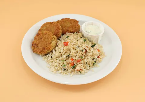 Falafel with Rice