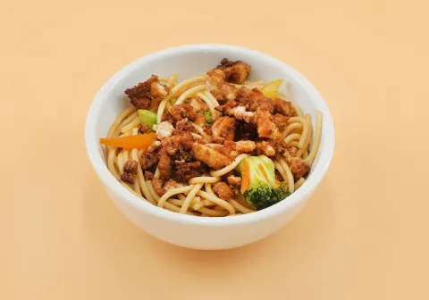 Tofu Noodle Stir Fry